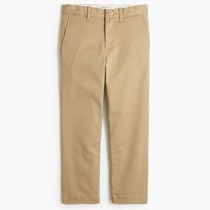 J crew khaki Boys' slim pant in flex chino